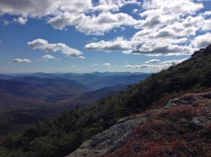 View of White Mountains from just below the Eisenhower summit.